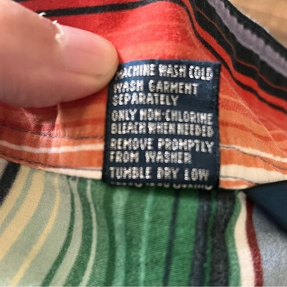 Ralph Lauren Polo Vertical Multi-Color Striped Swim Trunks/Boardshorts Size 38 - Picture 8 of 9